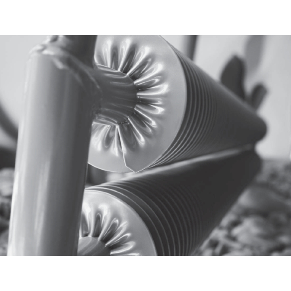 ISAN Spiral RAT2-S samostojný radiátor detail