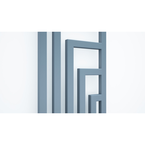 TERMA Angus V designový radiátor - současný interiér