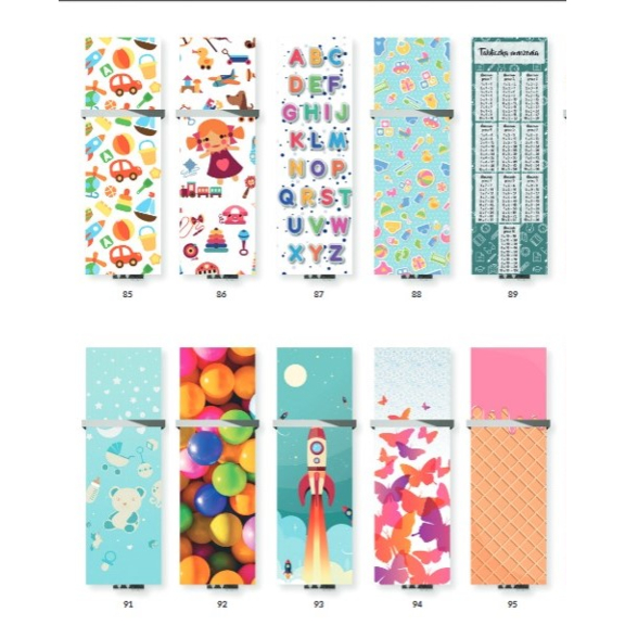 TERMA Case Slim designový radiátor s potiskem na výšku - Dětské motivy