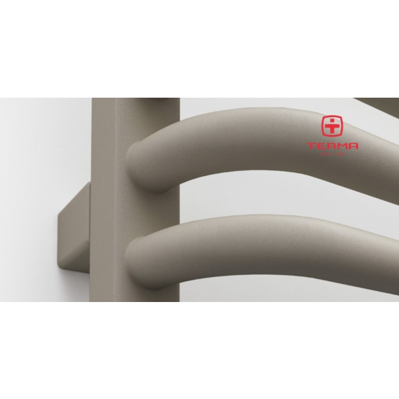 TERMA POC 2 koupelnový radiátor barva California Beige detail - profily