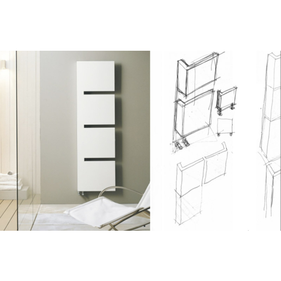 IRSAP Sequenze designový radiátor 1735x500 návrh-realizace