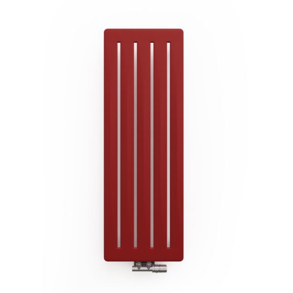 TERMA Aero V designový radiátor 1500x410 barva Metallic Red