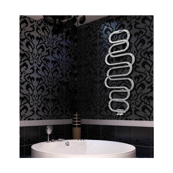 TERMA Perła designový radiátor Chrome - 1760x600 - koupelna