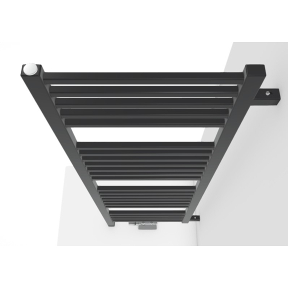 TERMA Bone DW koupelnový radiátor pohled shora