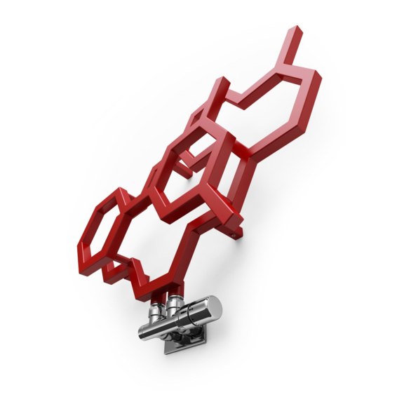 TERMA Hex designový radiátor Soft 9005