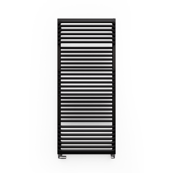 TERMA POC 2 koupelnový radiátor 1400x600 barva Metallic Black