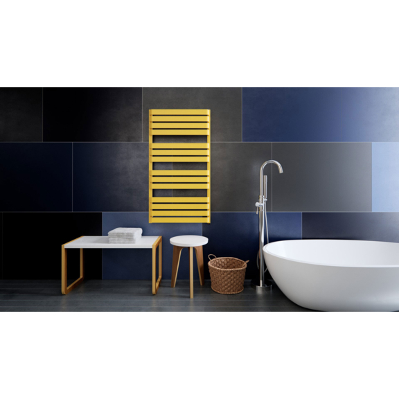 TERMA Warp T designový radiátor 1110x500 RAL 3028 detail - profily