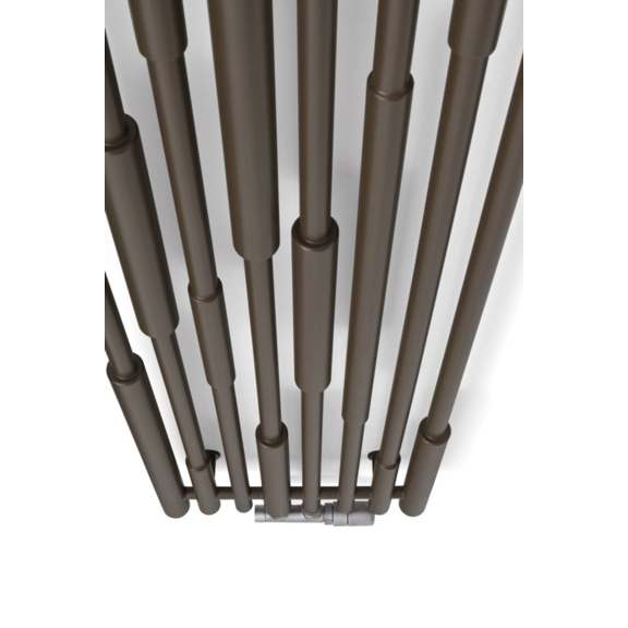 TERMA Cane designový radiátor barva Granite - detail shora