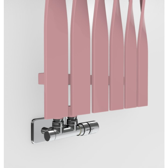TERMA Cyklon V designový radiátor - barevné provedení RAL3015