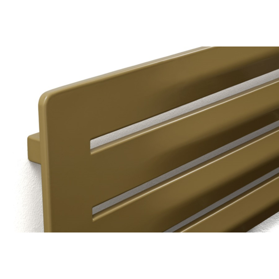 TERMA Aero H designový radiátor 410x1800 barva Metallic Stone detail