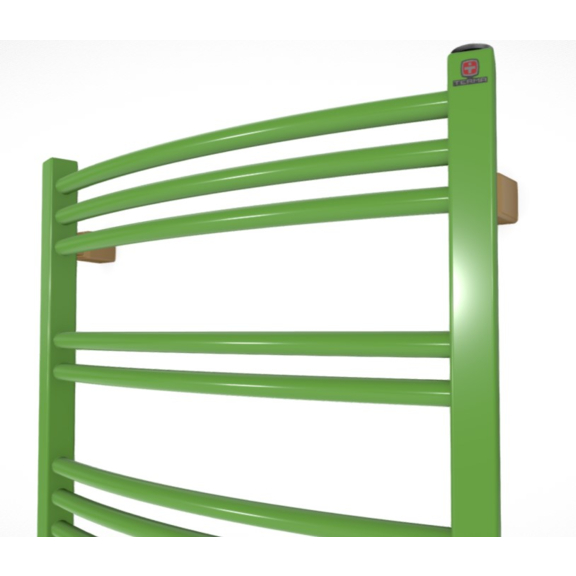 TERMA Jade M koupelnový radiátor RAL6018 detail