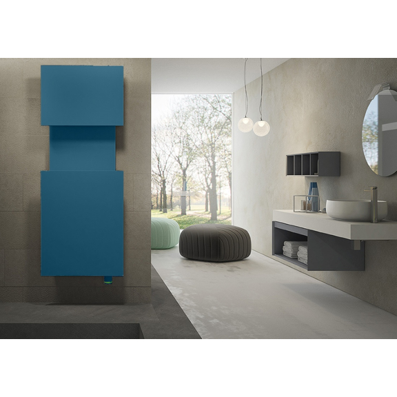 IRSAP M'ama koupelnový radiátor barva Blu Pastelo