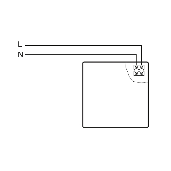 Ventilátor ECOAIR DLC Ecowatt - schéma zapojení