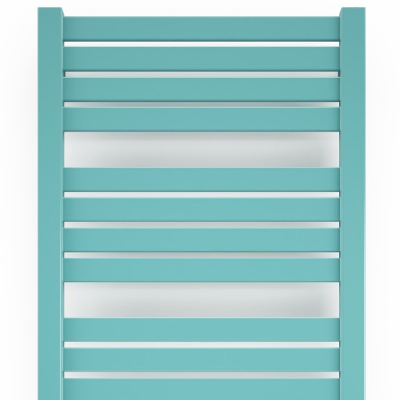 TERMA Mantis designový radiátor na stěnu 1260x540 RAL 5018 detail