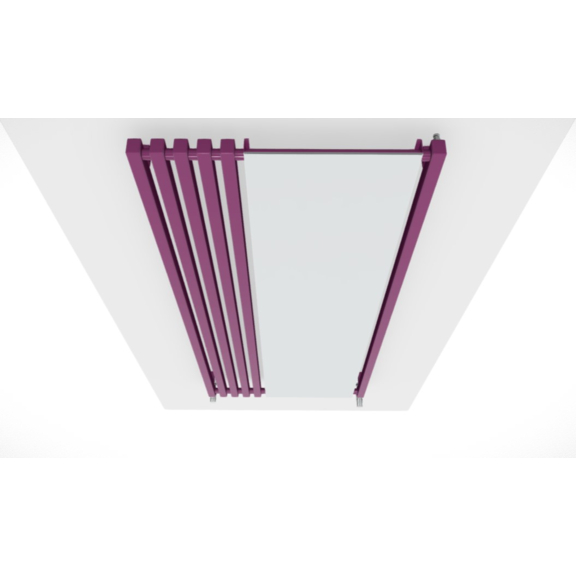 TERMA Triga M designový radiátor se zrcadlem celek