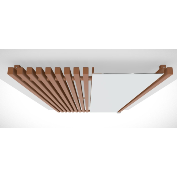 TERMA Triga M designový radiátor se zrcadlem na stěnu