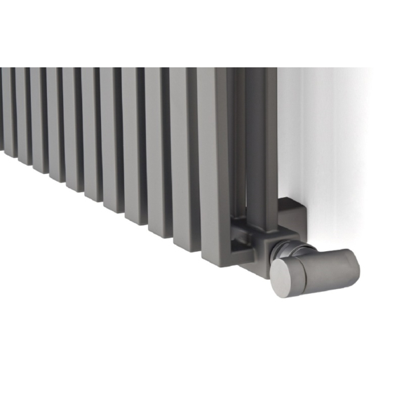 TERMA Nemo designový radiátor farbaMetallic Stone detail ovládání