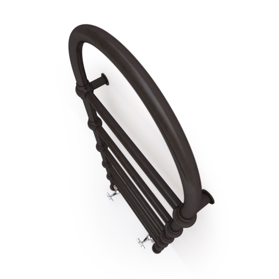 TERMA Retro S designový radiátor 1245x504 barva Sparkling Grey - detail