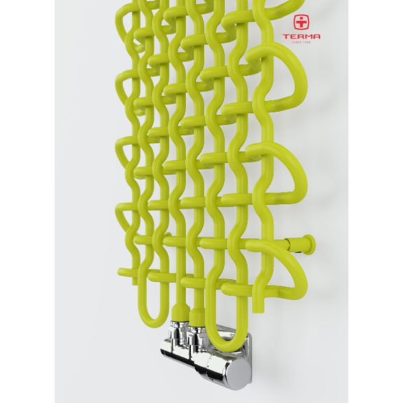 TERMA PLC V designový radiátor 1800x463 barva Sweet Sugar