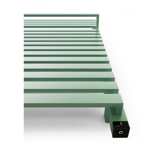 TERMA City koupelnový radiátor - 780x500 RAL6019 z boku