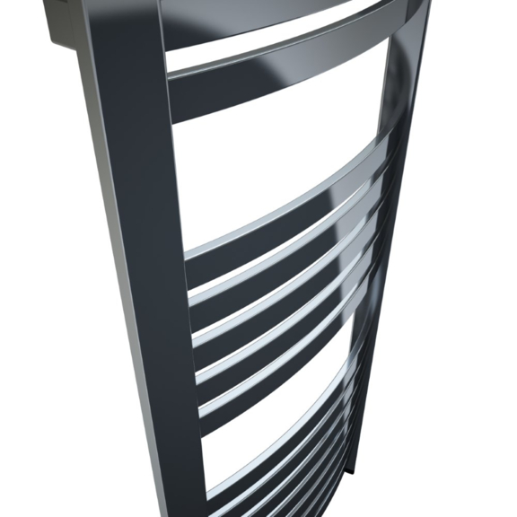 TERMA Dexter One koupelnový radiátor 1220x600 Metallic Black moderní koupelna