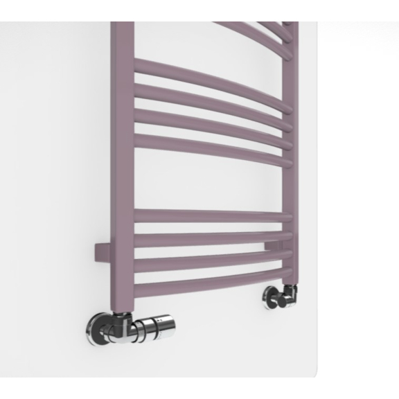 TERMA Lena koupelnový radiátor RAL4009 detail