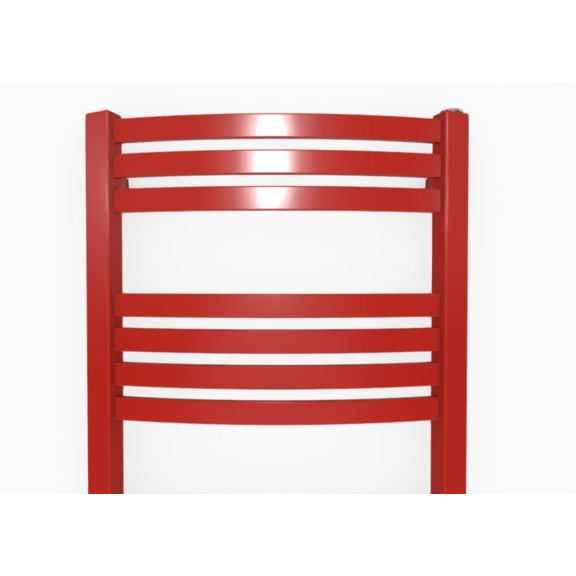 TERMA Dexter Pro koupelnový radiátor - žebříková konstrukce RAL 3020 - detail