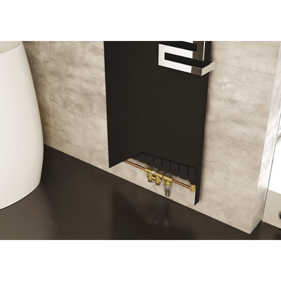 IRSAP Relax Power designový radiátor detail - skryté spoje a připojení