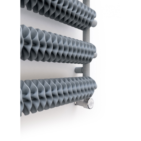 TERMA Ribbon T retro radiátor 930x500 Salt&Pepper spirály