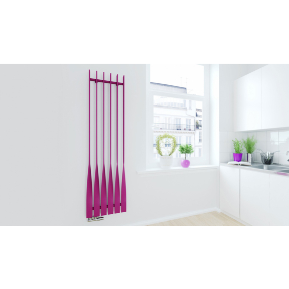 TERMA Cyklon V designový radiátor 1600x495 - Modern Grey