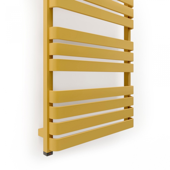 TERMA Warp T ONE designový radiátor 1110x600 barva Soft 1023 detail