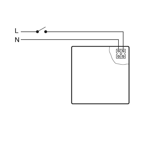 Ventilátor ECOAIR DESIGN S Ecowatt - schéma zapojení