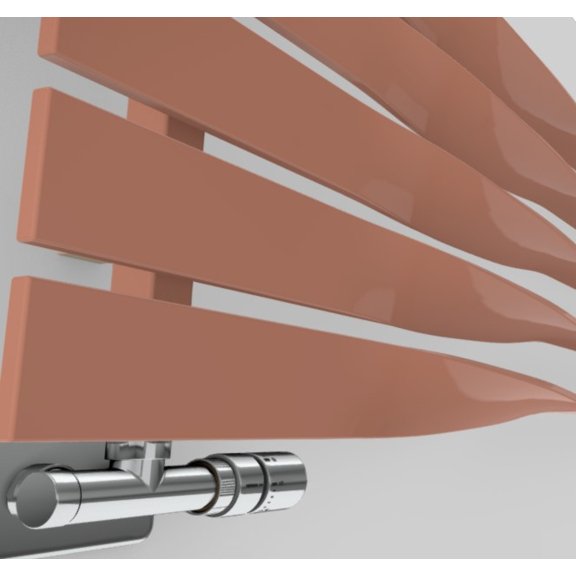 TERMA Cyklon H designový radiátor - barevné provedení RAL3012