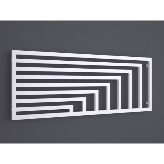 TERMA Angus H designový radiátor barva RAL 9016 680x1680