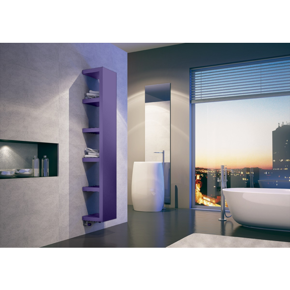 IRSAP Quadraqua designový radiátor 1828x300 L barva Lila Bluastro