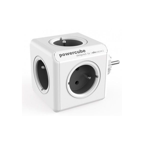 POWERCUBE ORIGINAL funkční rozbočovač - šedý