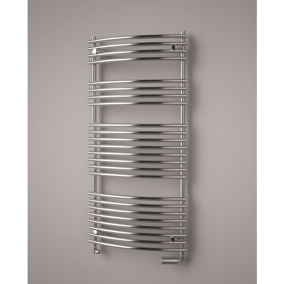 ISAN Ikaria Radius koupelnový radiátor 1212x600 - chrom