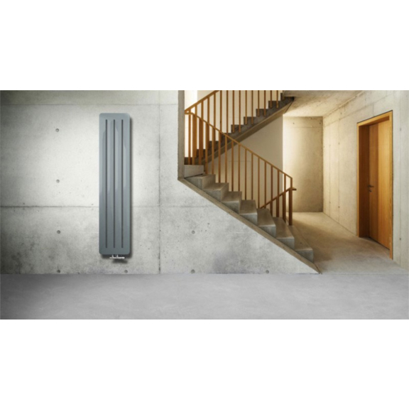 TERMA Aero V designový radiátor 1800x325 moderní prostor