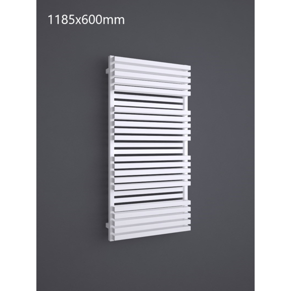 TERMA Quadrus Bold One designový radiátor 1185x600 RAL 9016