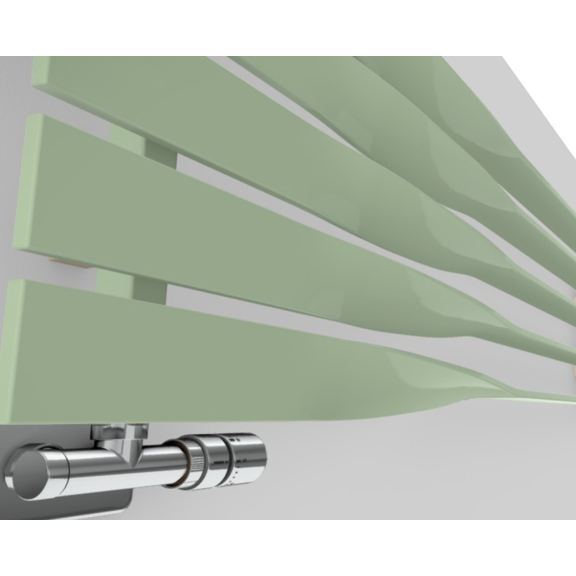 TERMA Cyklon H designový radiátor - barevné provedení RAL6019