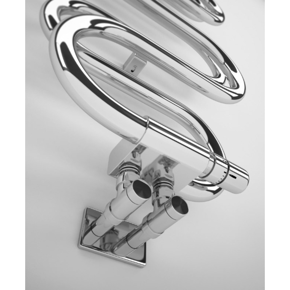 TERMA Perla designový radiátor chrom detail