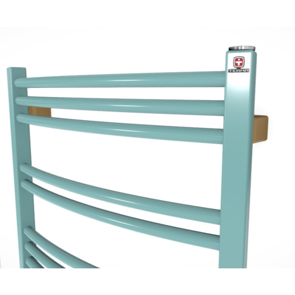 TERMA Jade M koupelnový radiátor RAL6034 detail