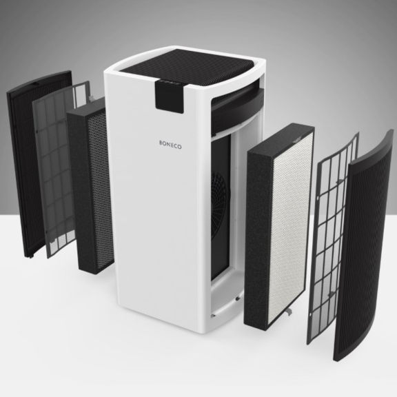 Čistička vzduchu Boneco P700 průřez