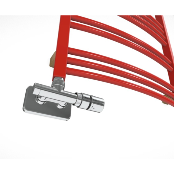 TERMA Jade M koupelnový radiátor RAL3020 detail