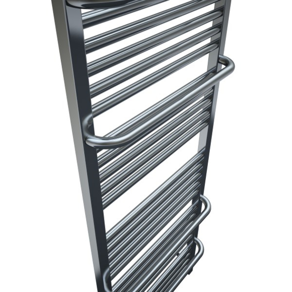 TERMA Lima ONE koupelnový radiátor 1140x400 barva Blueberry detail spodní část