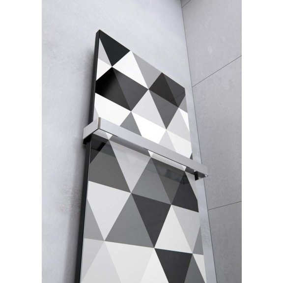 TERMA Case Slim elektrický designový radiátor s potiskem - detail vzor 5