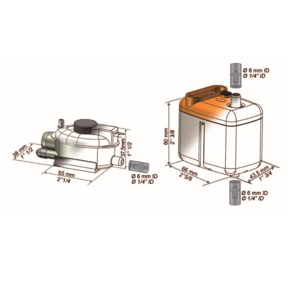 Sauermann Si-33 - rozměry