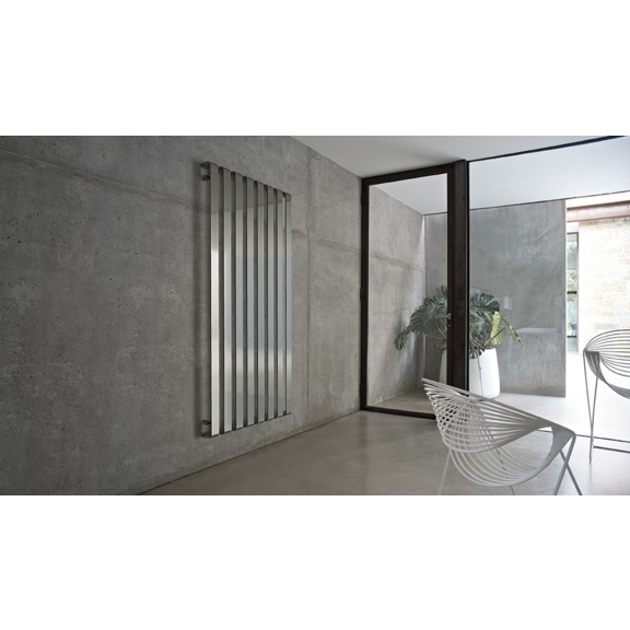 IRSAP Step V chromový designový radiátor 2000x910 Chrom